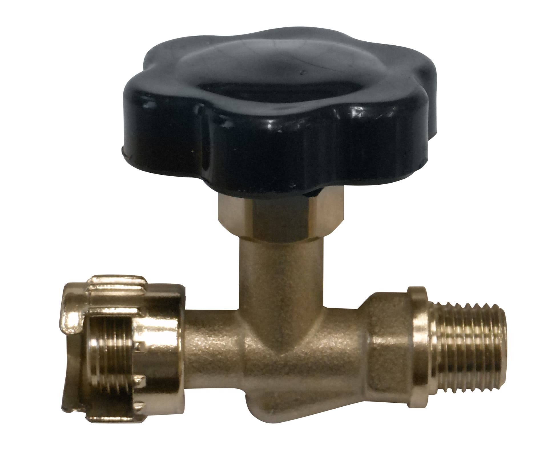 Rubinetto di Linea con Manopola per Compressori ¼ 10 Pezzi - 2