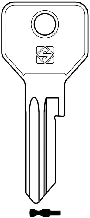Chiave Ottone CS183 (g. Vac 0) Cisa 20 Pezzi Silca - 2