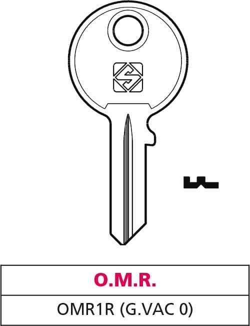 Chiave Ottone OMR1R (g. Vac 0) O.m.r. 20 Pezzi Silca - 2