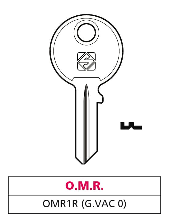 Chiave Ottone OMR1R (g. Vac 0) O.m.r. 20 Pezzi Silca - 2