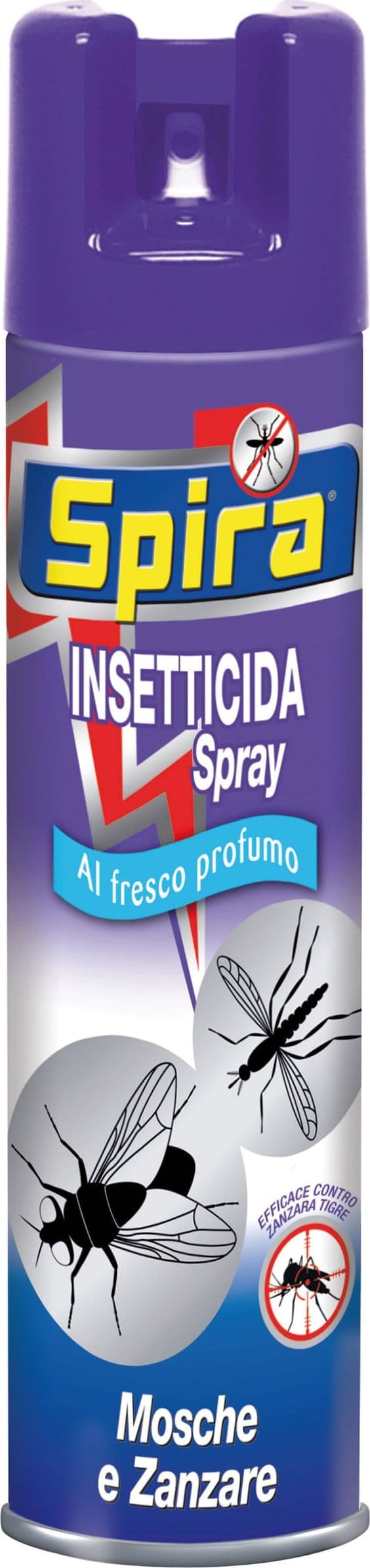 Insetticida Spray Mosche e Zanzare Ml. 400 12 Pezzi Spira - 1