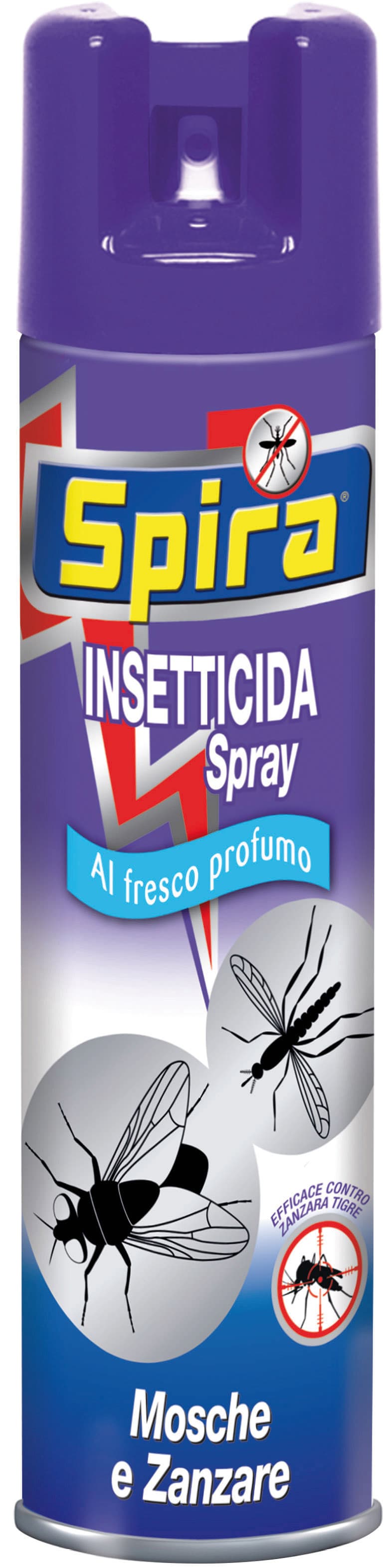 Insetticida Spray Mosche e Zanzare Ml. 400 12 Pezzi Spira - 2