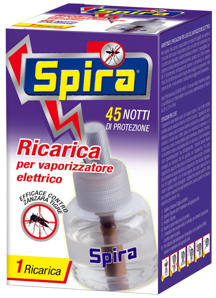 Ricarica Liquida per Elettroemanatore 45 Notti 24 Pezzi Spira - 2