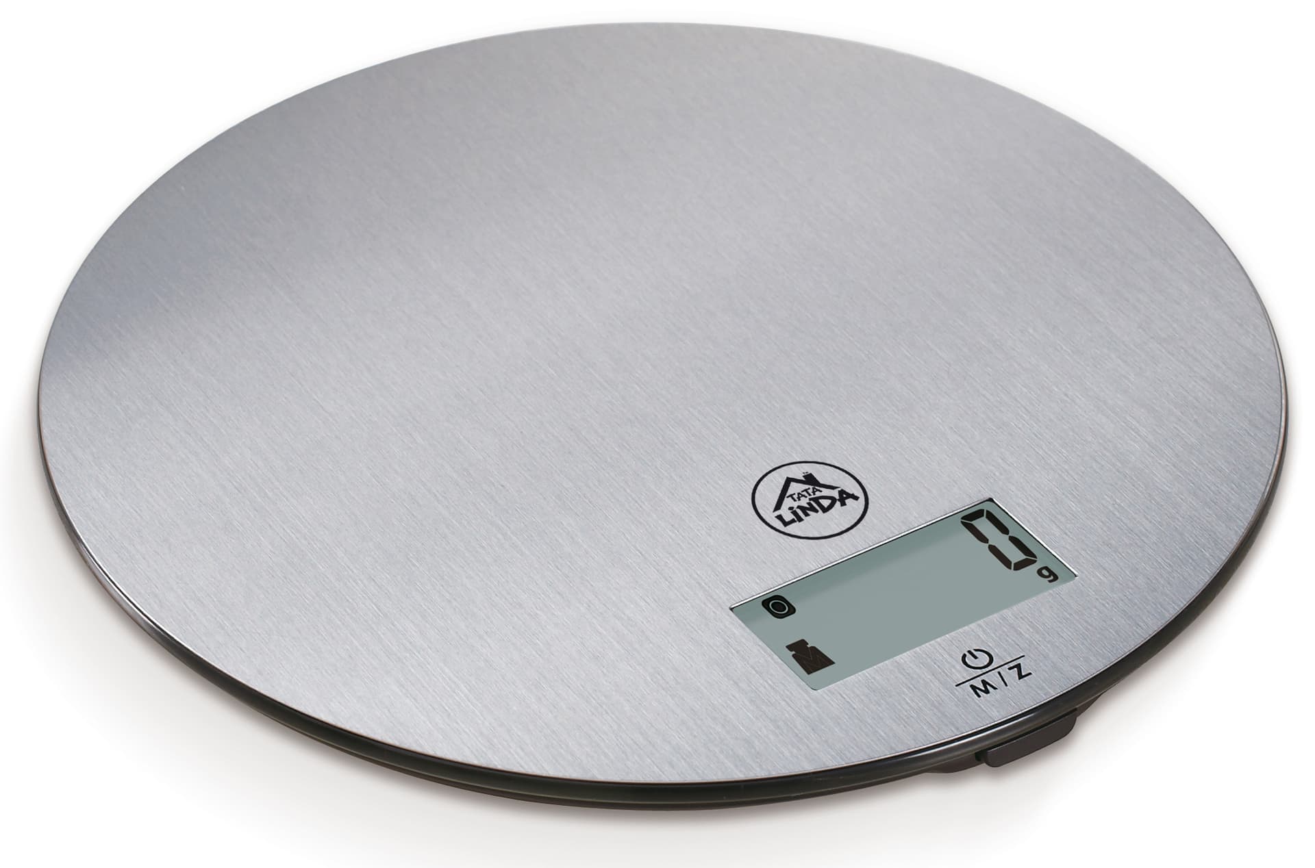 Bilancia da Cucina Elettronica con Base in Acciaio Inox Portata Kg 5 Tata - 2
