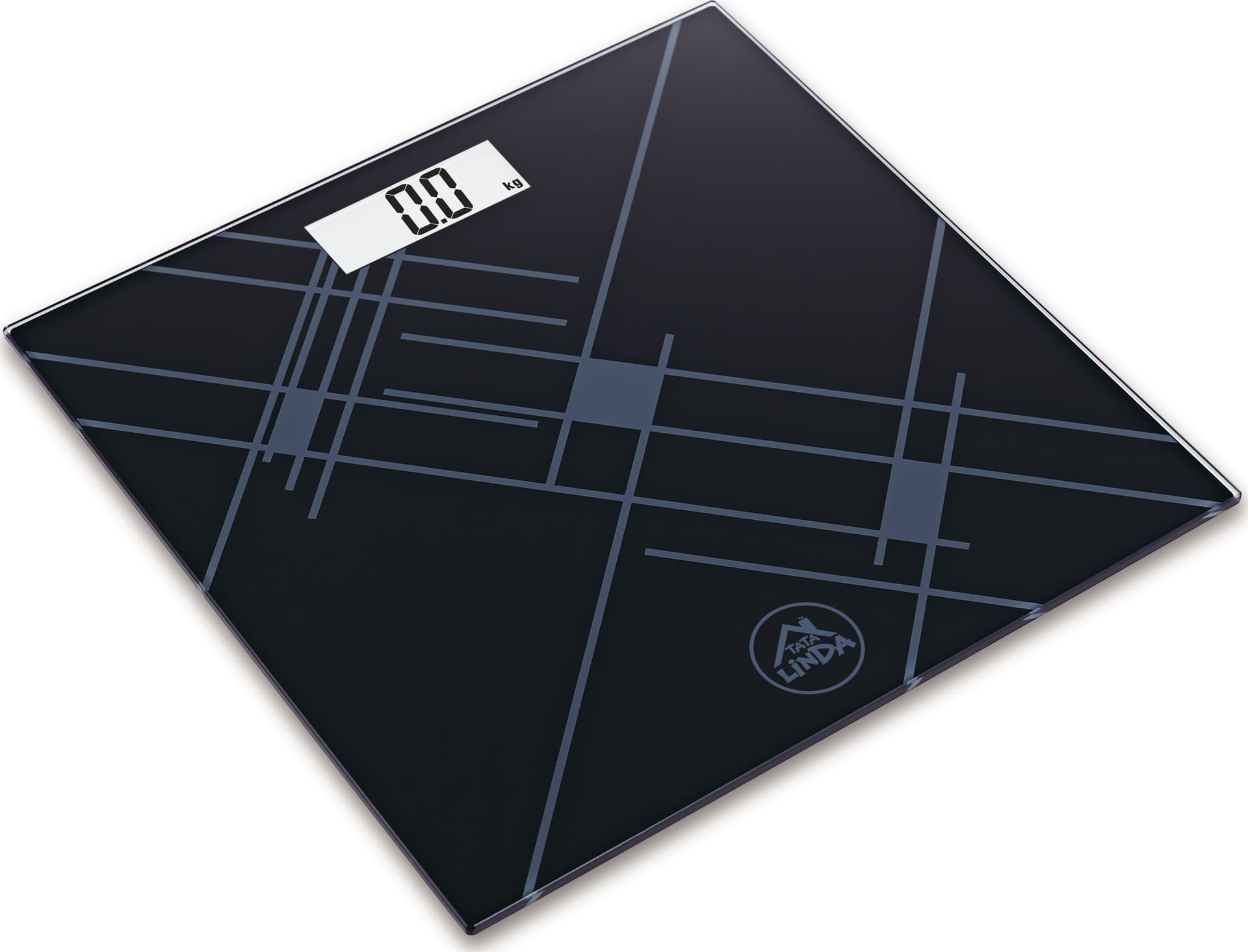 Bilancia Pesapersone Elettronica Portata Kg 180 Colore Nera Tata Linda - 2