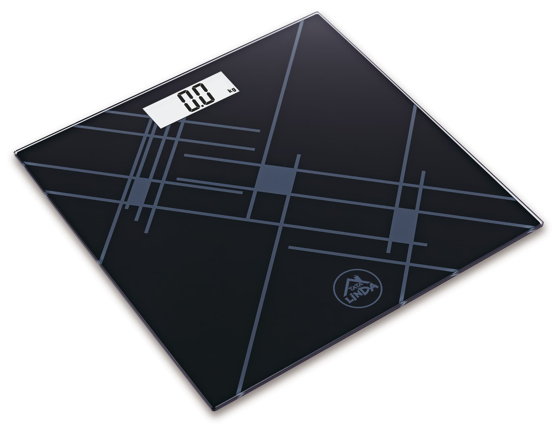 Bilancia Pesapersone Elettronica Portata Kg 180 Colore Nera Tata Linda - 2