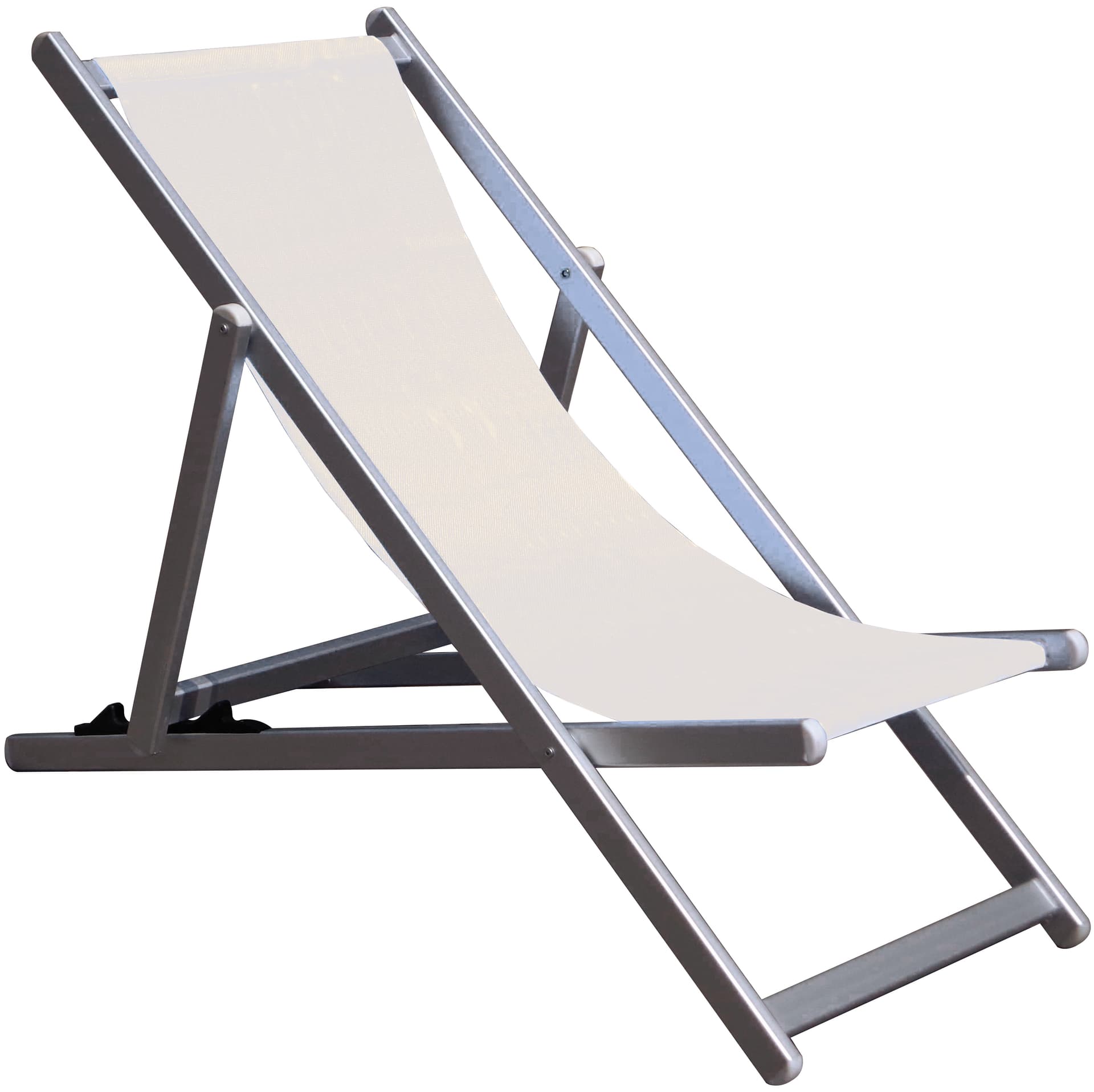 Sdraio Reclinabile Mare Giglio Cm 68 x 106X98 H Colore Bianco Tata Linda - 2