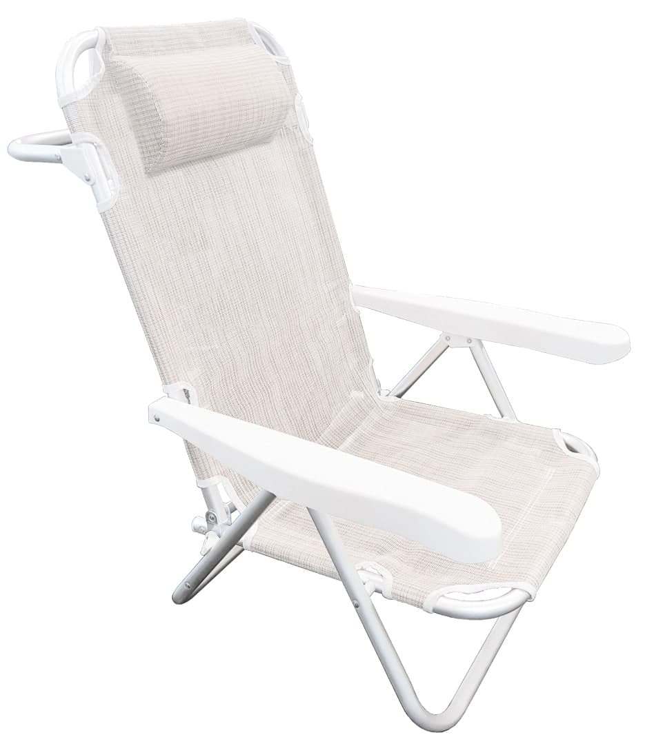 Spiaggina Reclinabile Comfort 5 Posizioni Cm 61 x 53X81 H Colore Assortiti - 3