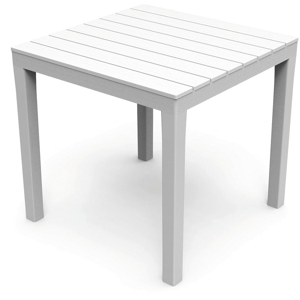 Tavolo Bali Cm 78 x 78X72 H Colore Bianco - 2