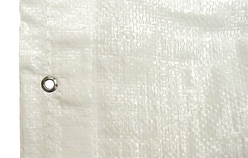 Tela per Ponteggi in Rafia con Occhielli Colore Bianco M 25 x 1 80 45.00 Mq - 2