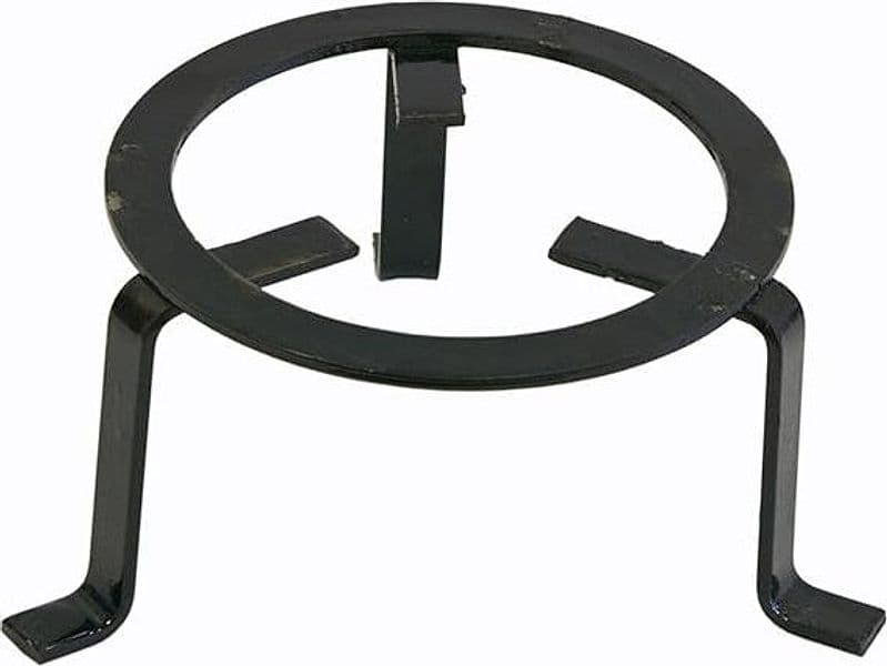 Treppiedi in Ferro per Camino Diametro 55 cm Supporto Resistente - 3