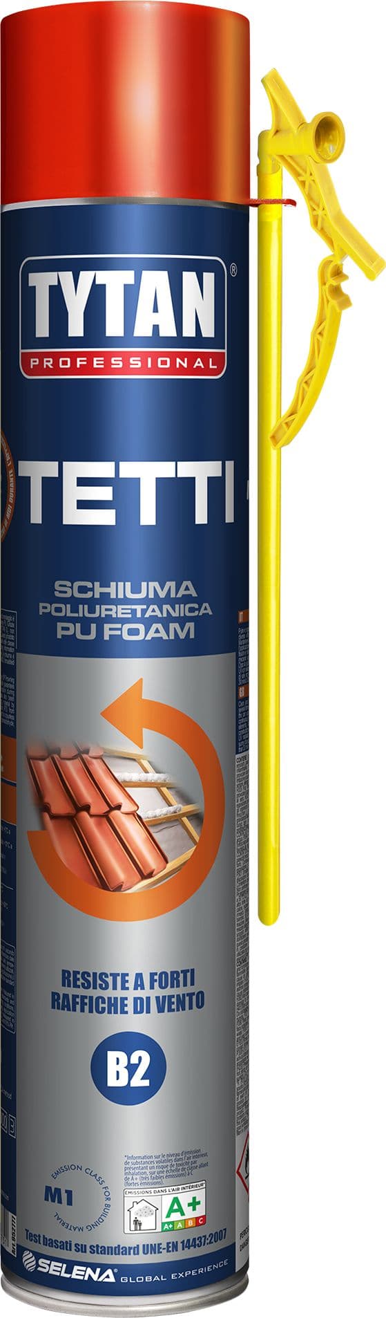 Schiuma Poliuretanica Tetti B2 Manuale Ml. 750 12 Pezzi Tytan - 2