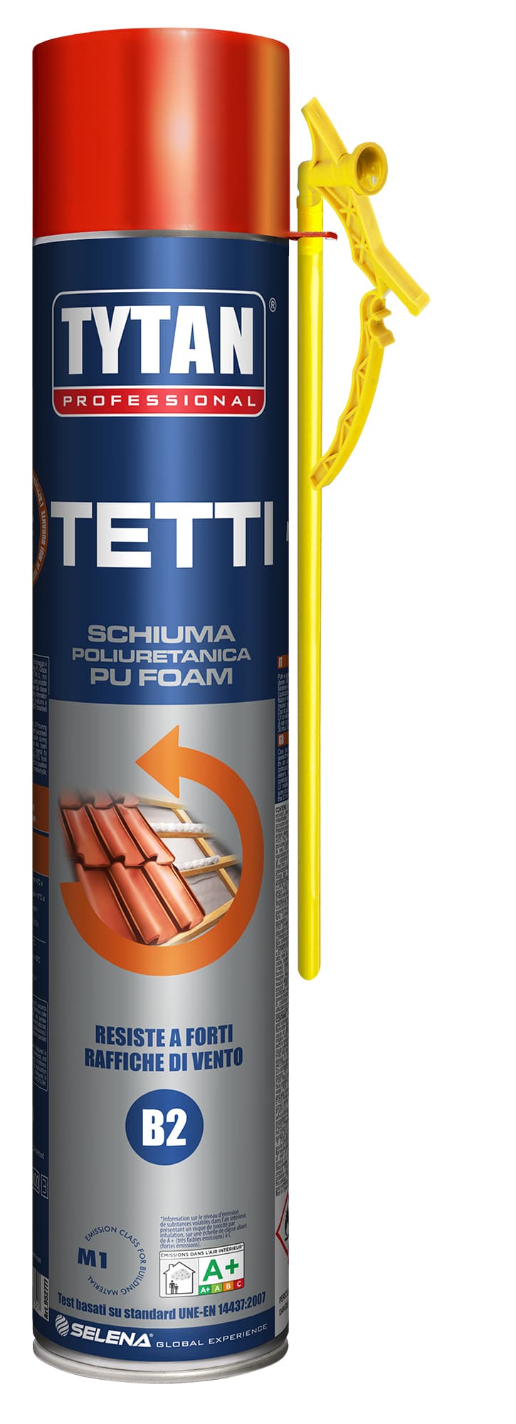 Schiuma Poliuretanica Tetti B2 Manuale Ml. 750 12 Pezzi Tytan - 2