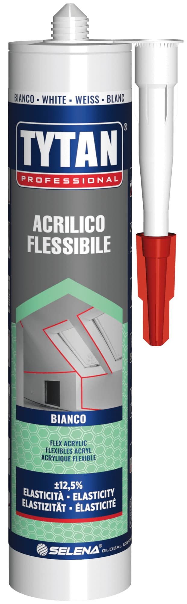 Sigillante Acrilico Flessibile Ml. 300 Bianco 24 Pezzi Tytan - 2