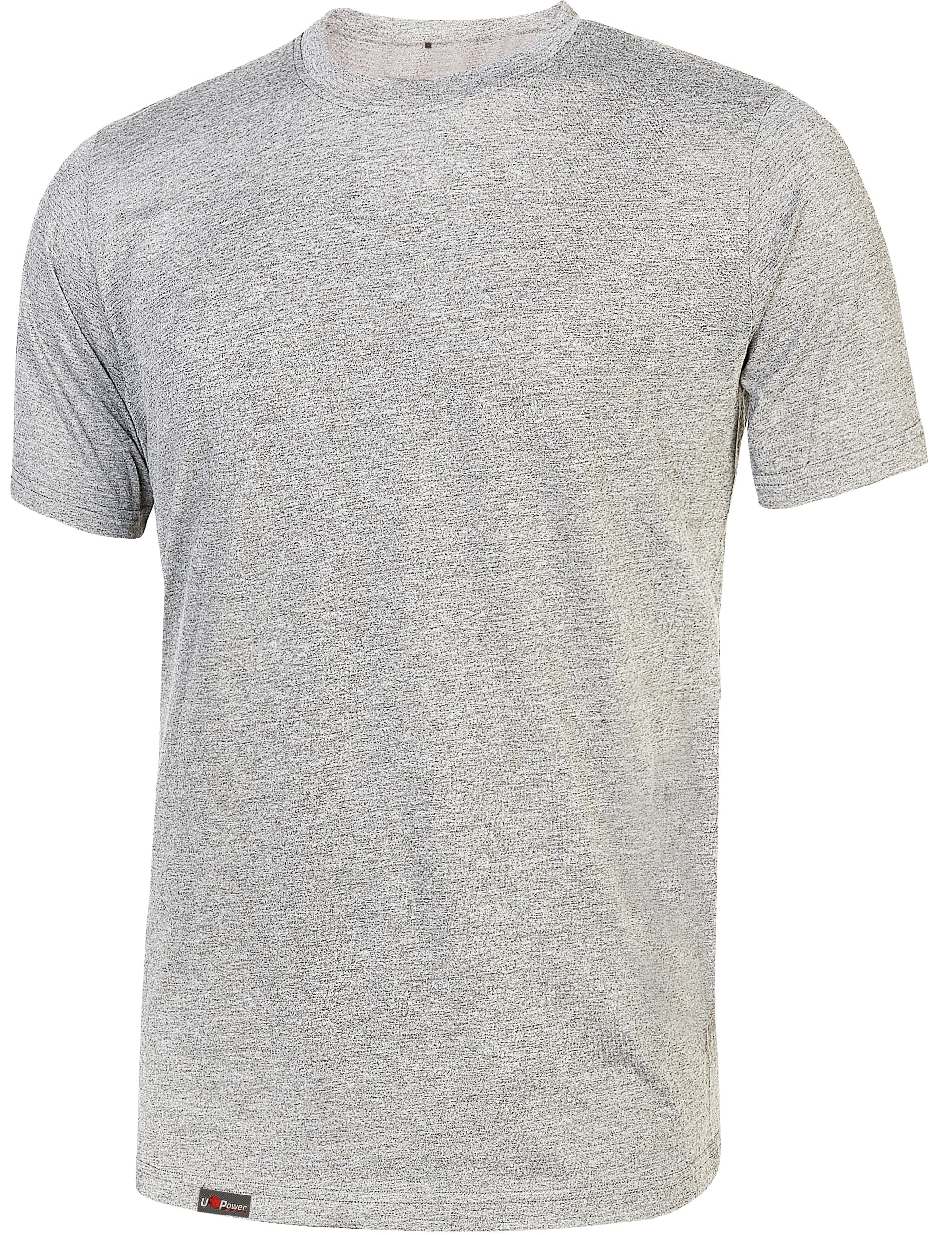 T Shirt Linear Colore Grigio Chiaro Misura M U Power - 2