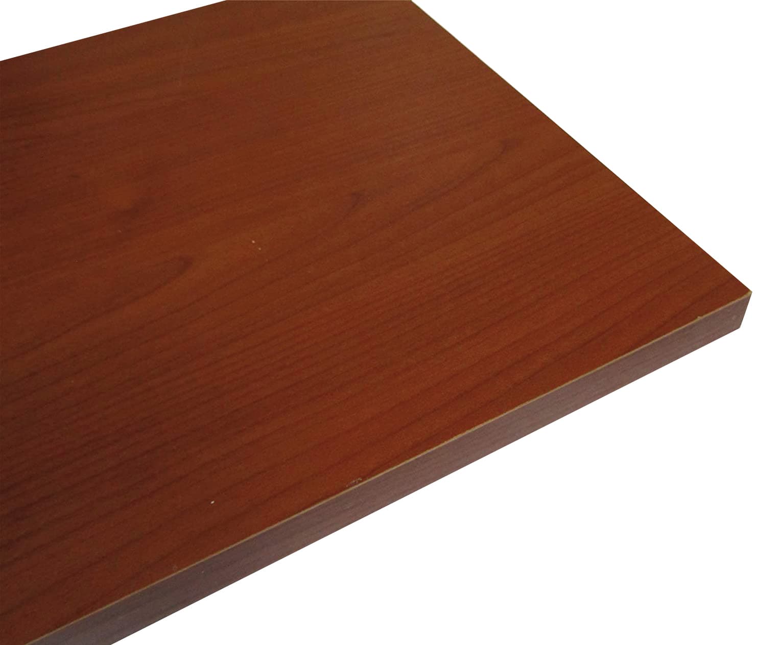 Mensola Murale Squadrata Colore Ciliegio Cm 60 x 30X1 8 5 Pezzi Utilia - 2