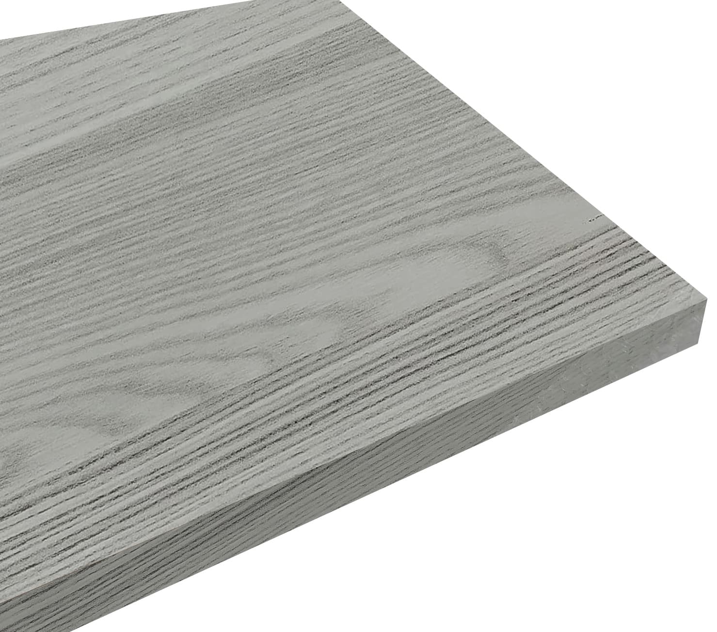 Mensola Murale Squadrata Colore Olmo Cm 60 x 30X1 8 5 Pezzi Utilia - 2