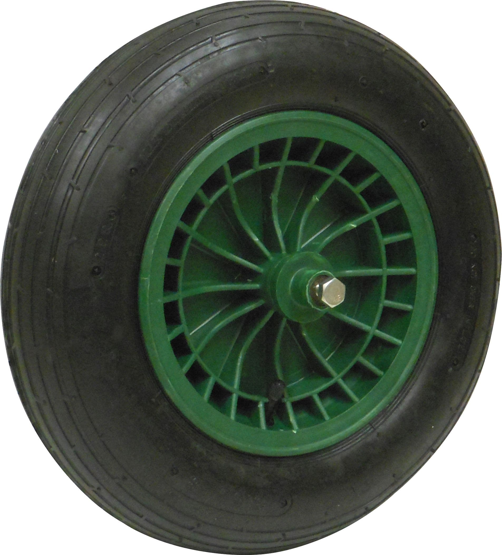 Ruota Piena per Carriola in Plastica Misura 4 x 8 Utilia - 2