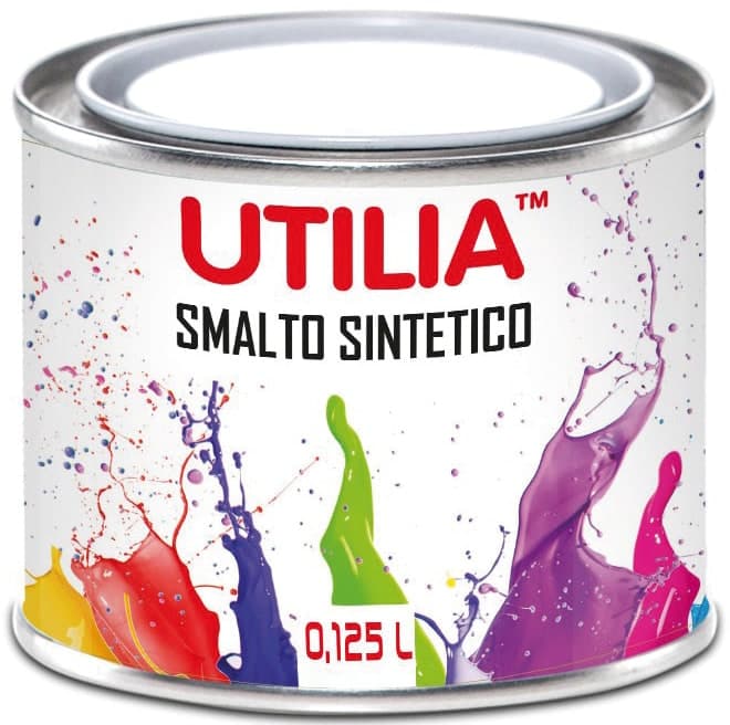 Smalto Sintetico Ml. 125 Turchese 6 Pezzi Utilia