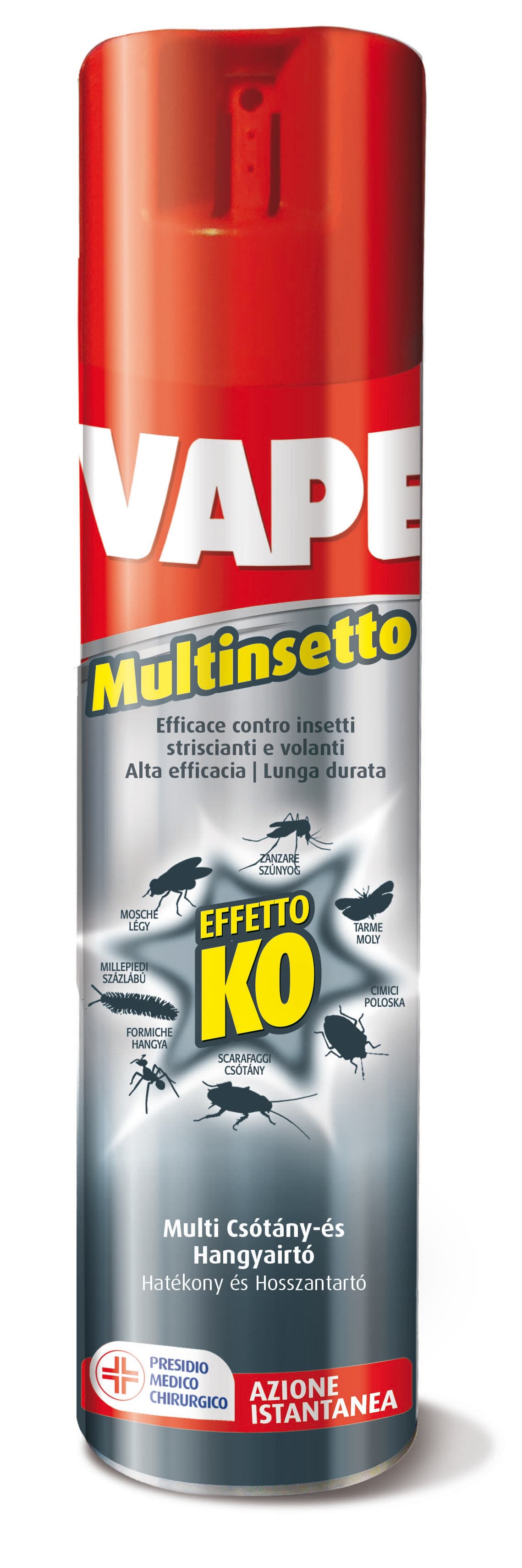 Insetticida Multinsetto Spray Super KO2 Ml. 400 12 Pezzi Vape - 2