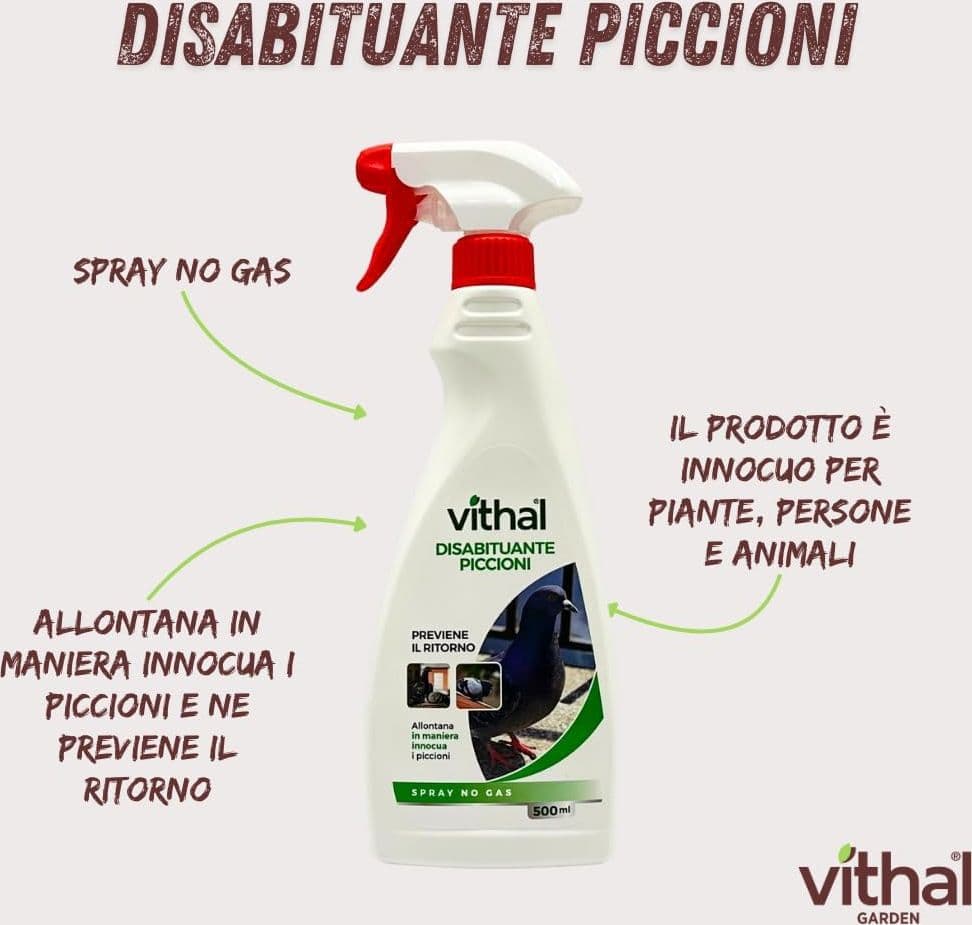 Vithal Disabituante Repellente Piccioni Ml. 500 - 2