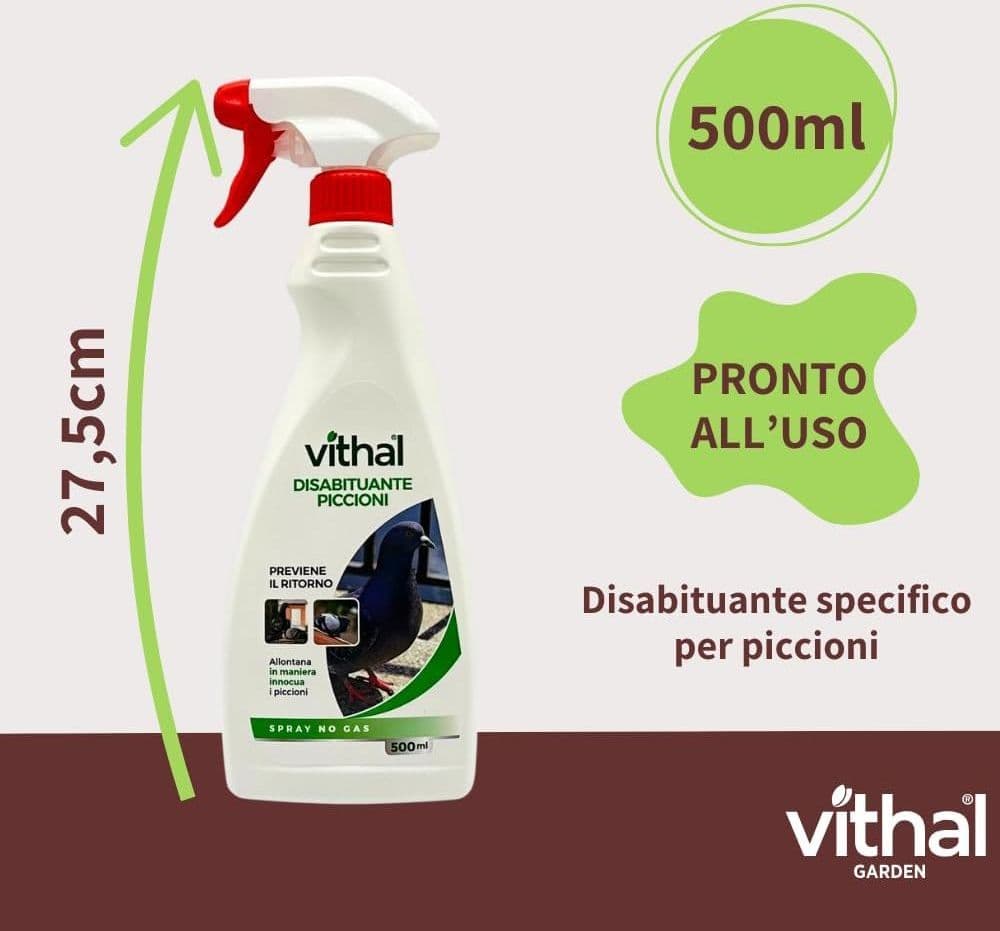 Vithal Disabituante Repellente Piccioni Ml. 500 - 3