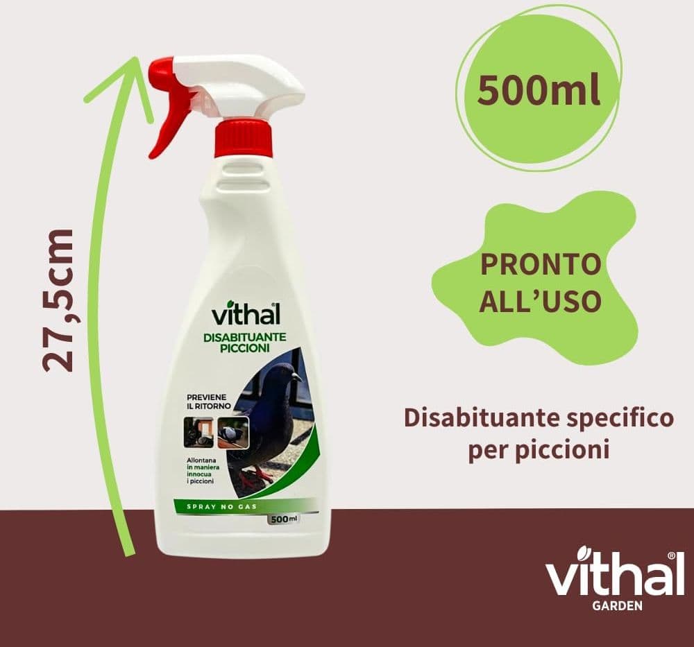 Vithal Disabituante Repellente Piccioni Ml. 500 - 3