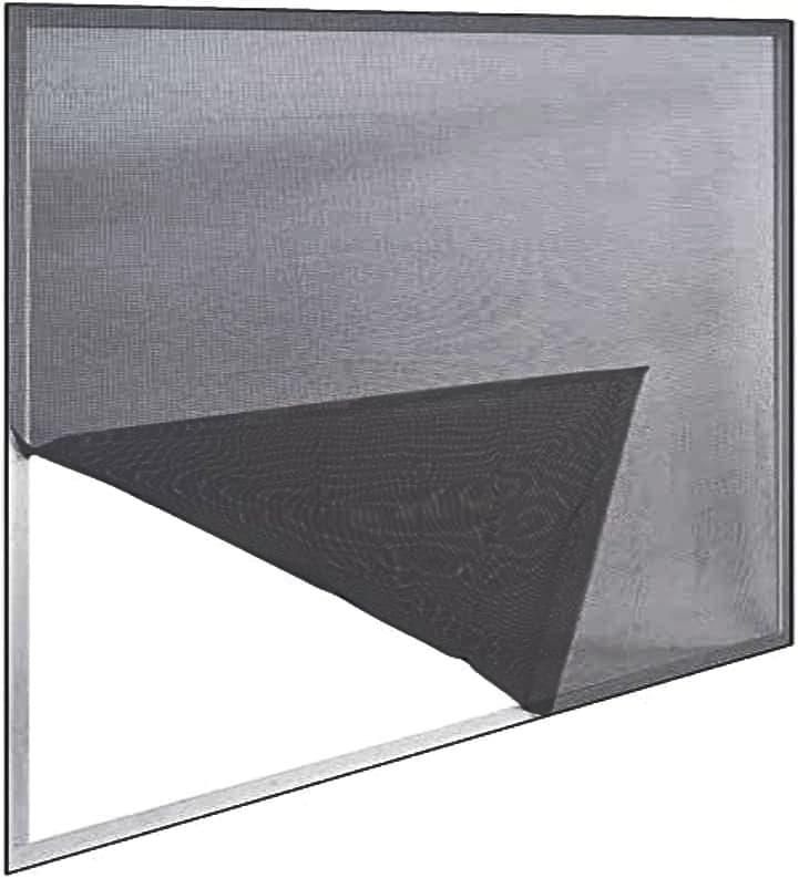 Zanzariera a Strappo per Finestra Cm 150 x 180 Colore Nero - 2