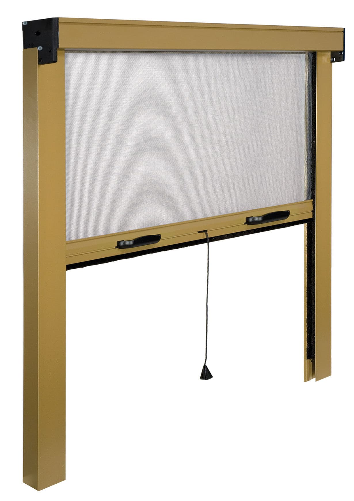 Zanzariera Verticale in Kit Colore Marrone (ral 8017) Cm 120 x 250 - 2