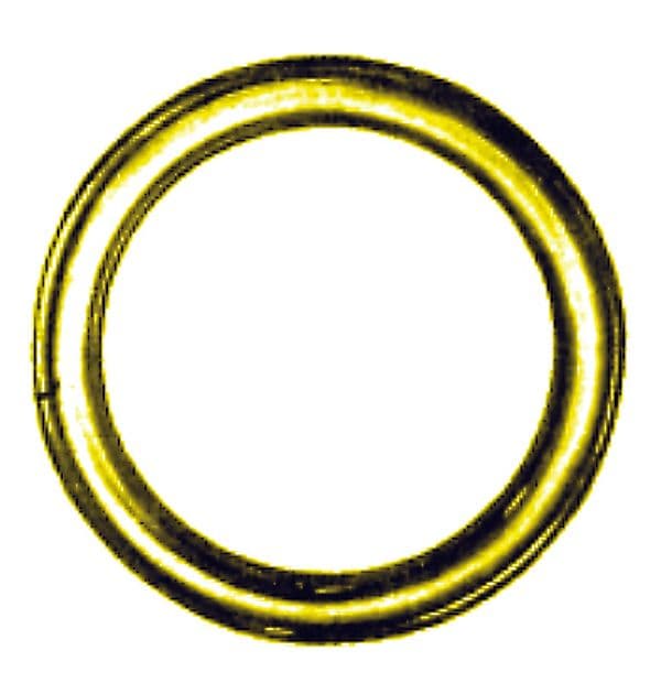 Anello Tubolare per Tende Ottone Lucido Mm 18 x 23 200 Pezzi - 2