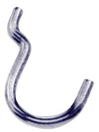Gancio per Pannelli Portautensili in Ferro Nichelato N. 3 200 Pezzi - 2