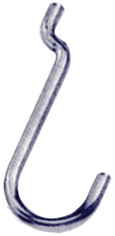 Gancio per Pannelli Portautensili in Ferro Nichelato N. 4 200 Pezzi - 2