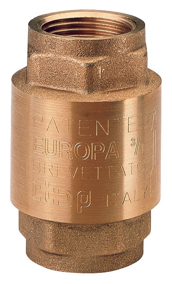 Valvola di Ritegno in Ottone Europa Art. 100 Misura 3/4 8 Pezzi Itap - 2