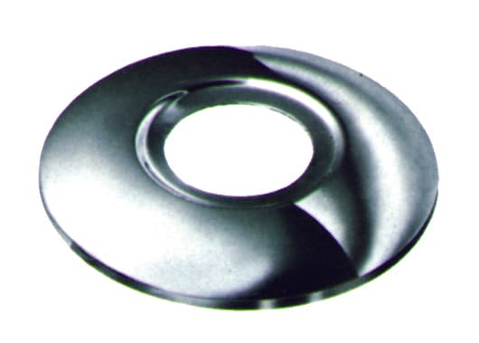 Rosone per Rubinetti Ottone Cromato Ø Foro 1 2. 100 Pezzi - 2
