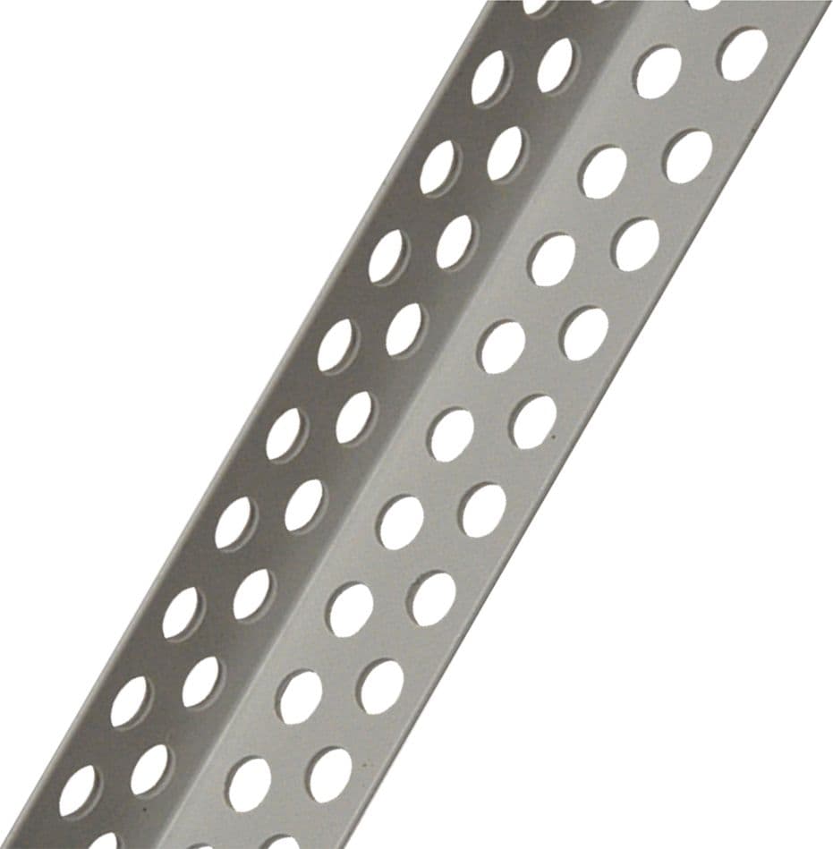 Paraspigolo Forato H Colore Bianco 10 Pezzi 2,5 Mt 22 X 22 mm - 2