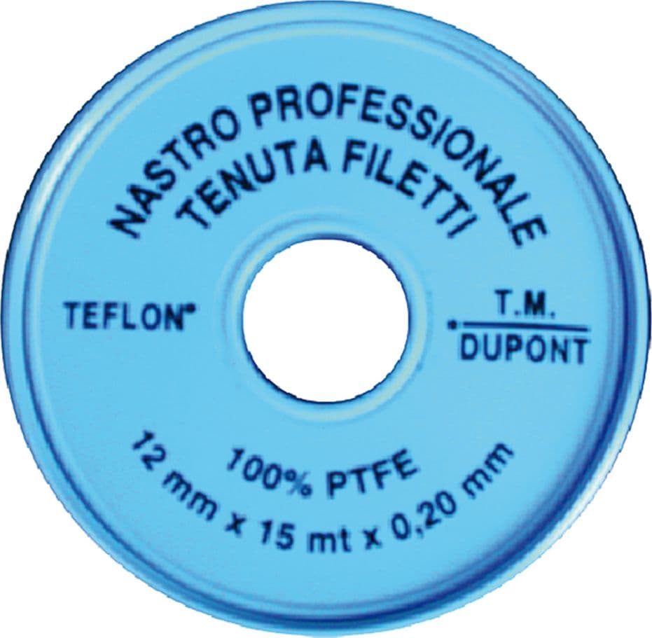 NASTRO TEFLON 'PROFESSIONALE' 3/4 x 15 mt. x 0,2 mm- 6 pezzi  - VIKY - 2