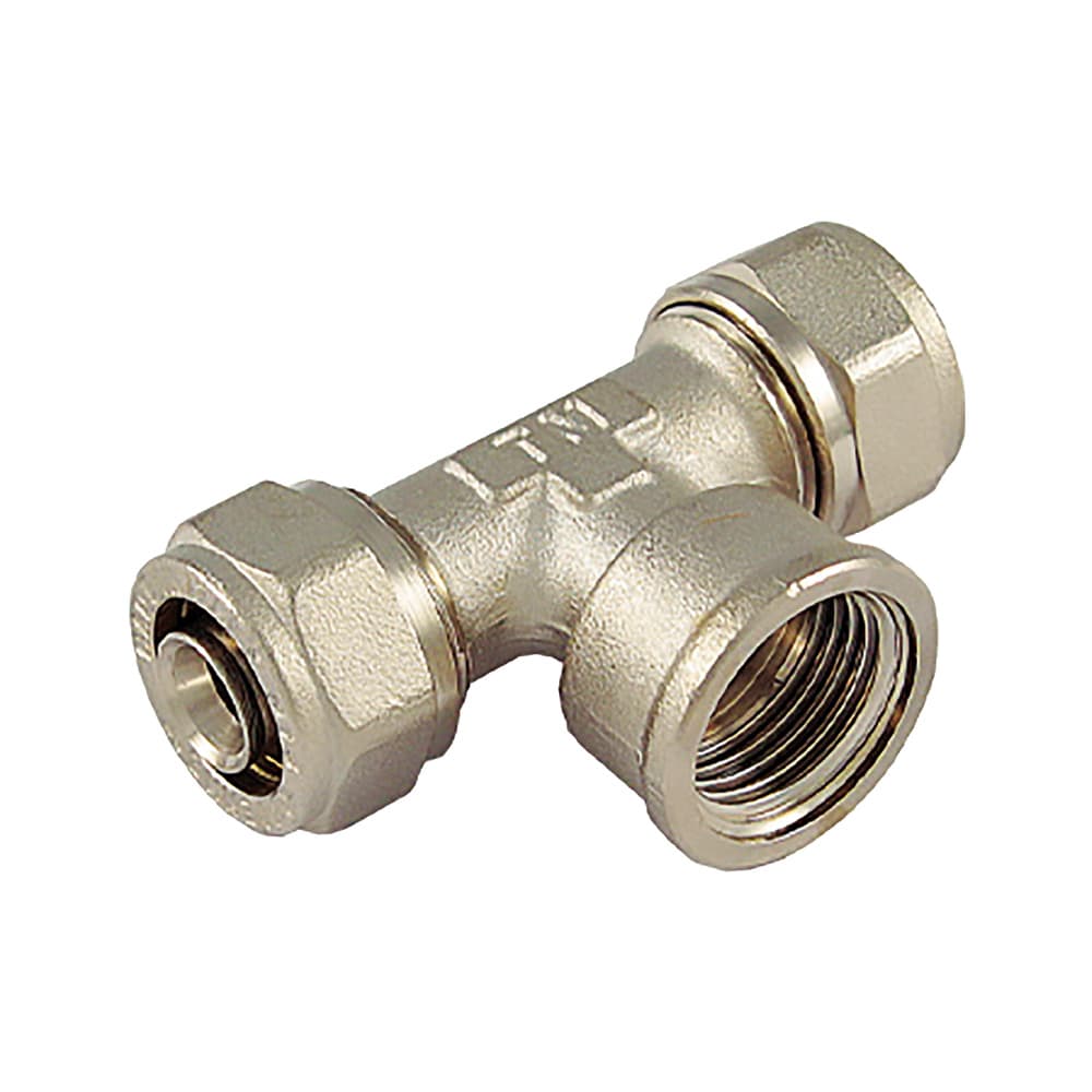 Raccordo a Stringere a Femmina 16 x ½ x 16 Tiemme T 1609 5 Pezzi - 2