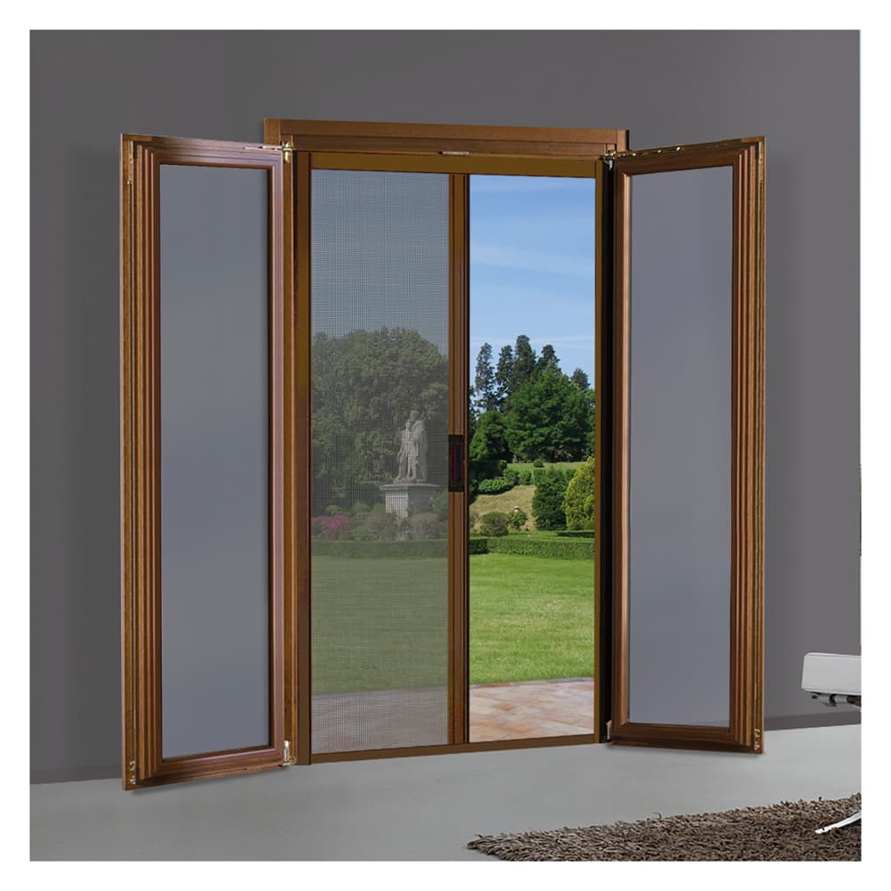 Zanzariera a Rullo Laterale per Porta Kasart Marrone RAL 8017 150 x 250 cm - 2