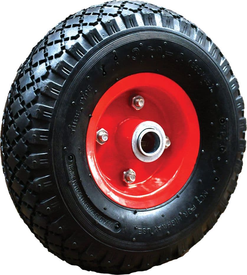 Ruota Pneumatica per Carrelli Foro Carrello Mini Eco Ø 200 mm Ø 12 mm - 2