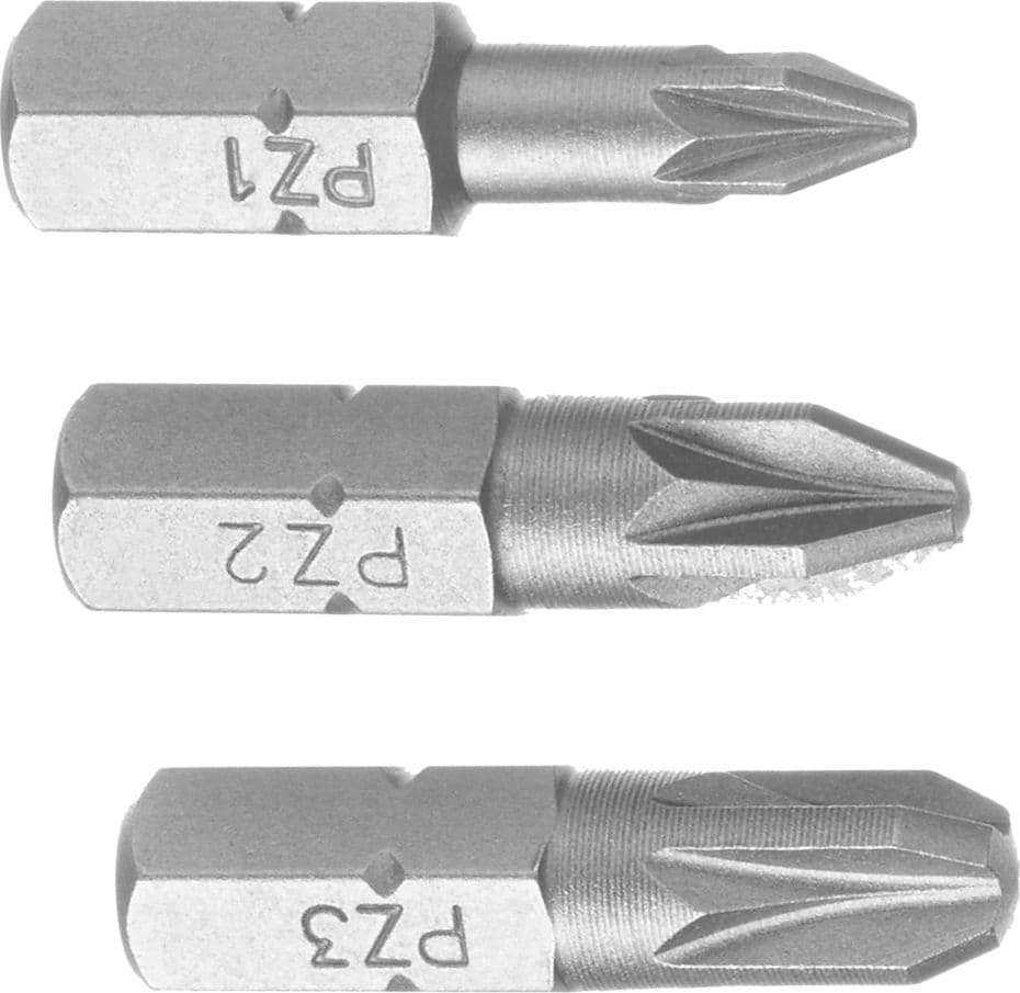 Inserti per Avvitatori Pz ( ) Pz1 2 25 Stanley 3 Pezzi 3 mm - 2