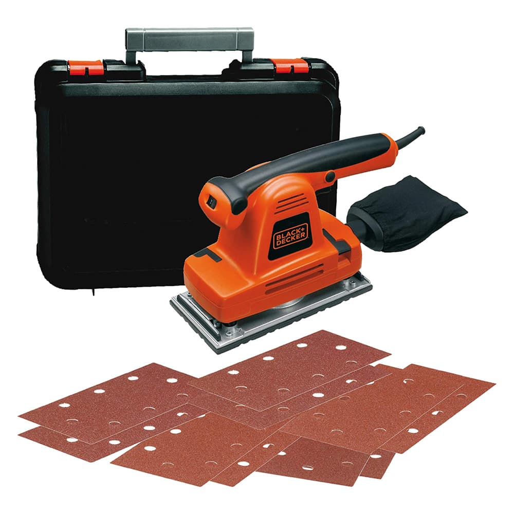 Levigatrice Orbitale Black Decker KA274EKA Qs 310 w - 2