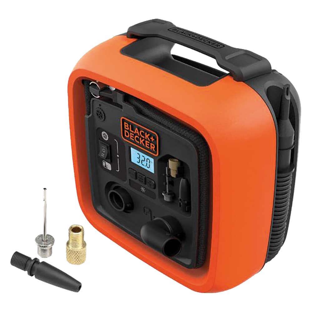 Compressore Portatile Black Decker ASI400 Xj 12V Capacità 160 Psi - 2