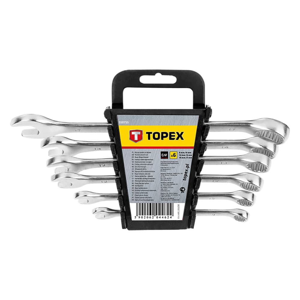 Serie Chiavi Combinate (8 17) Topex 6 Pezzi - 2