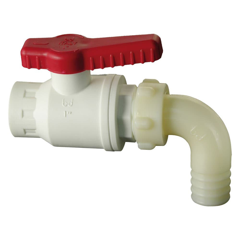 Rubinetto a Sfera con Portagomma Curvo 1 x 30 Bucchi - 2