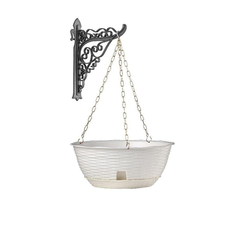 Ciotola per Fiori Kit Appendibile Ø Panna Bama Paglia 30 x 13 cm - 2