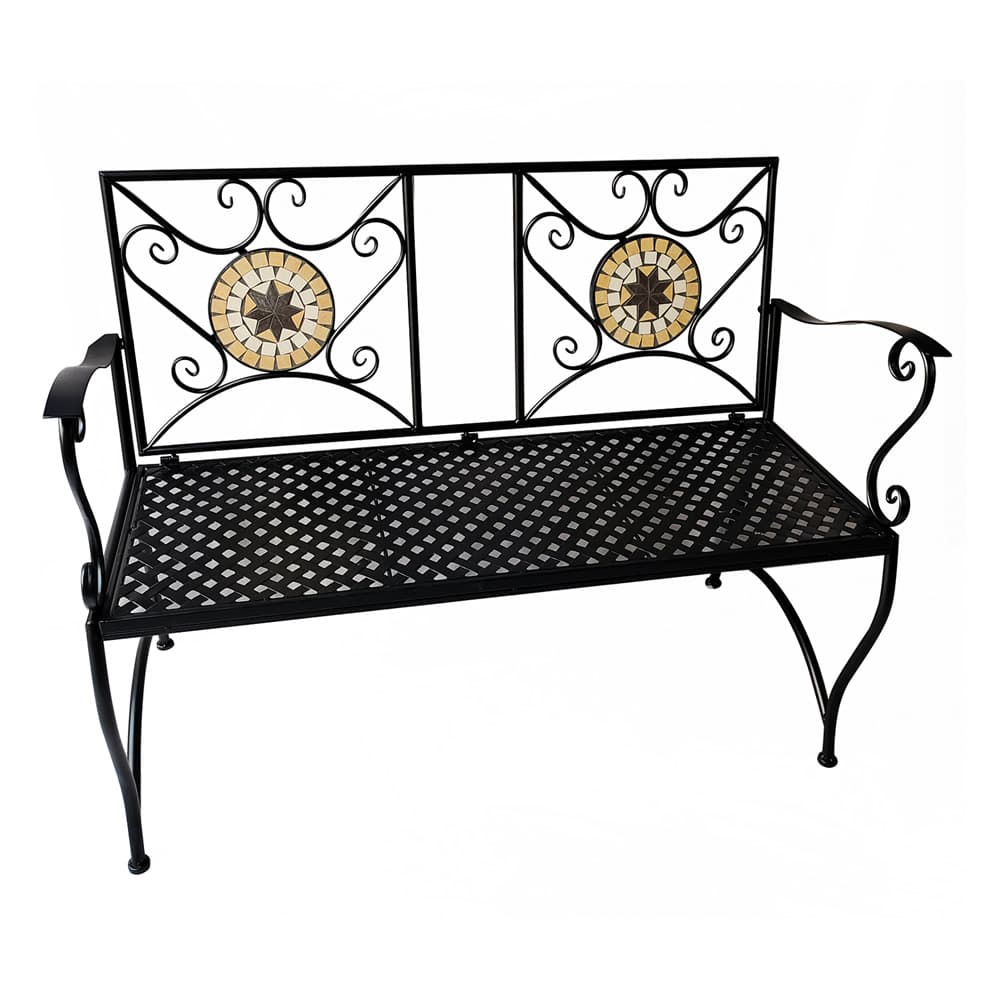 Panchina Decoro Mosaico Lif Esmeralda 116 x 56 x 90 cm - 2