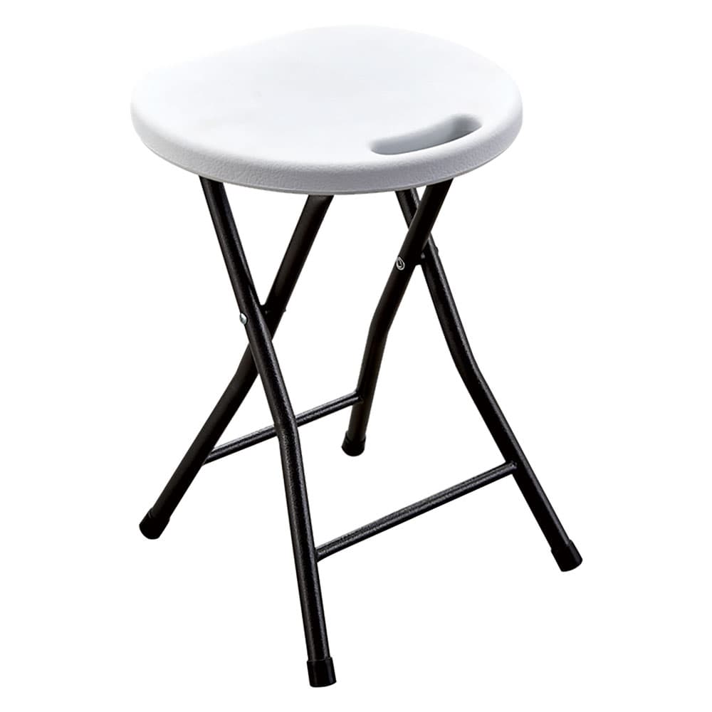 Sgabello Pic Nic Pieghevole H Col. Lif Party Bianco 33 x 30 cm 46 cm - 2