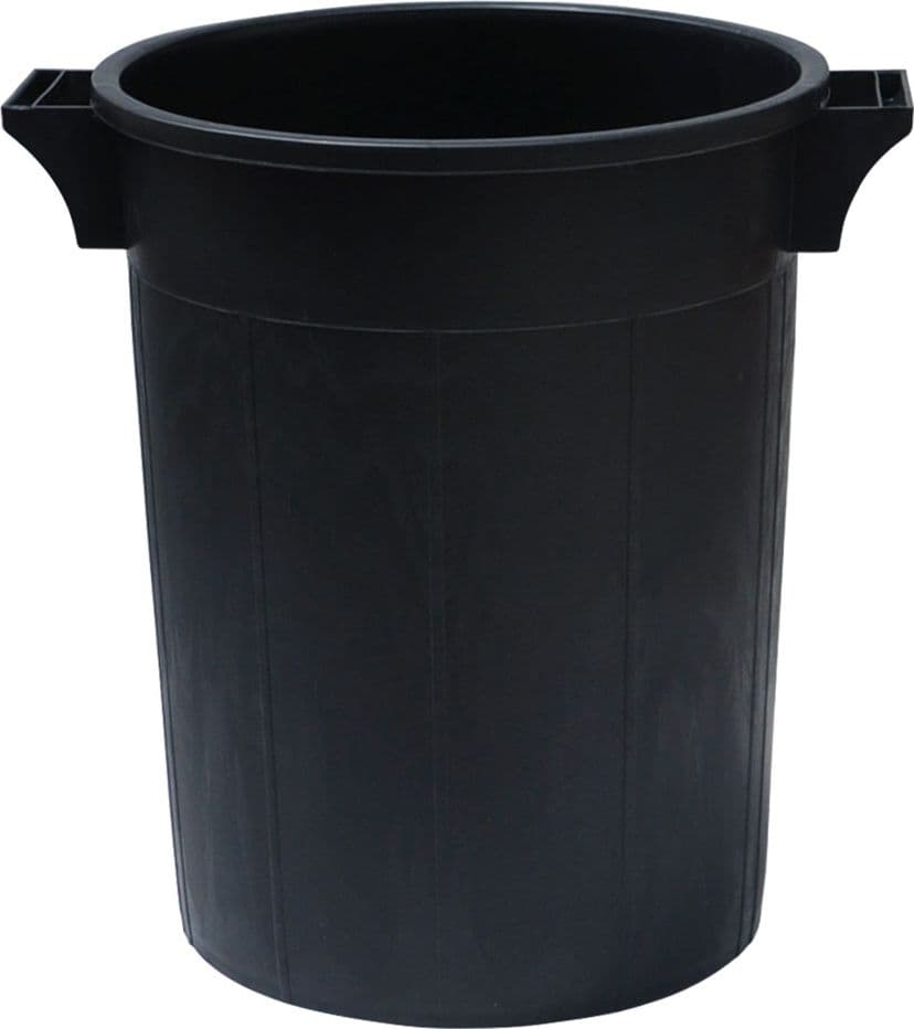 Bidone Immondizia Sovrapponibile X H Ics Nero 50 Lt Ø 41 49 cm