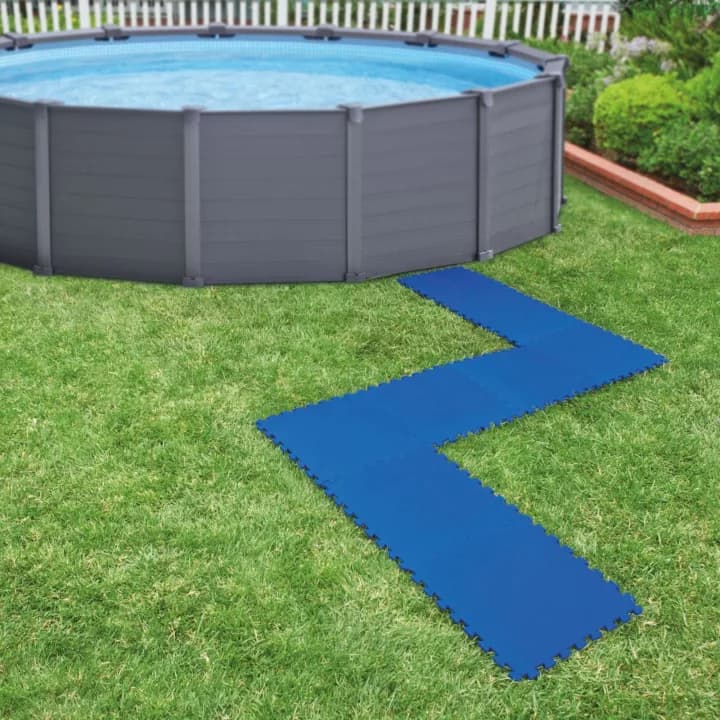 Piastrella Antiscivolo Azzurra Intex 50 x 50 x 1 cm - 2