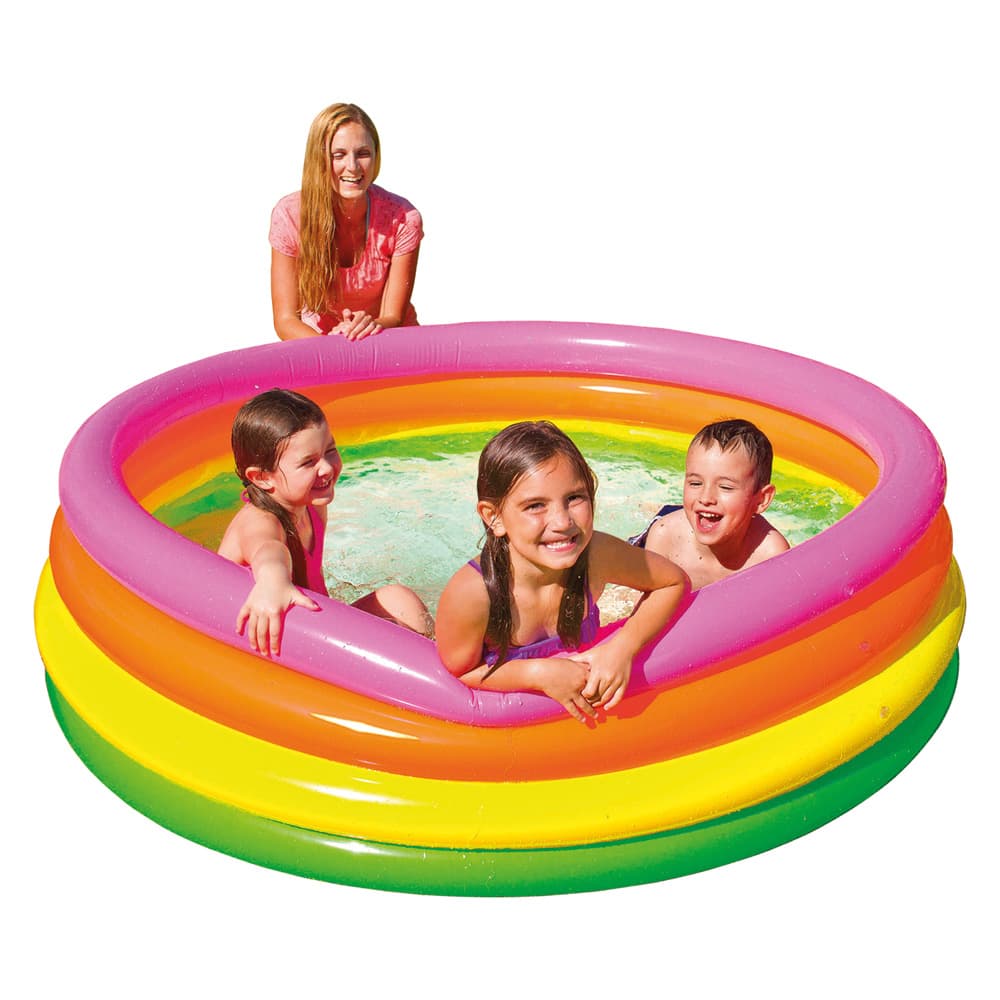 Piscina Gonfiabile Ø Intex Arcobaleno 168 x 46 cm - 4